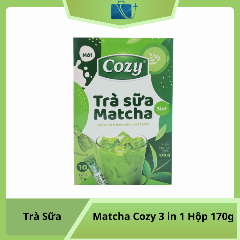 Trà Sữa Matcha Cozy 3 in 1 Hộp 170g