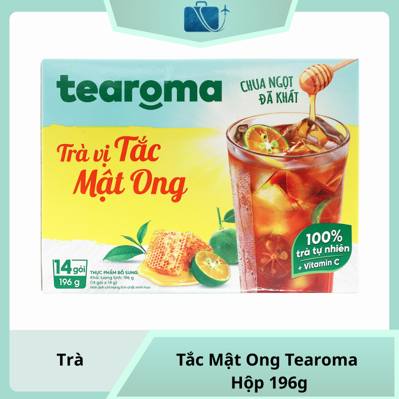 Trà Tắc Mật Ong Tearoma Hộp 196g