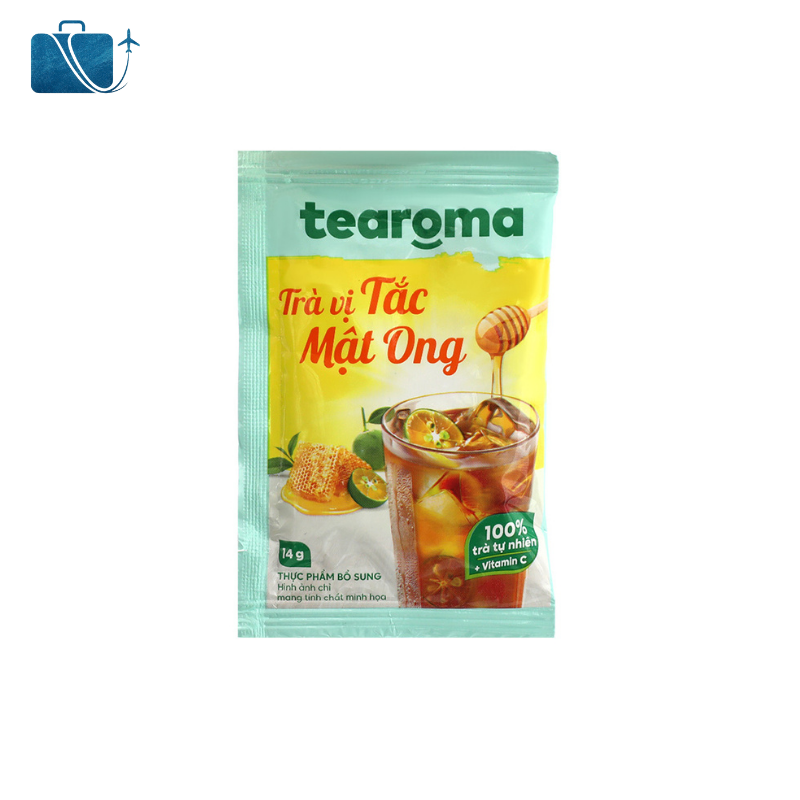 Trà Tắc Mật Ong Tearoma Hộp 196g 2