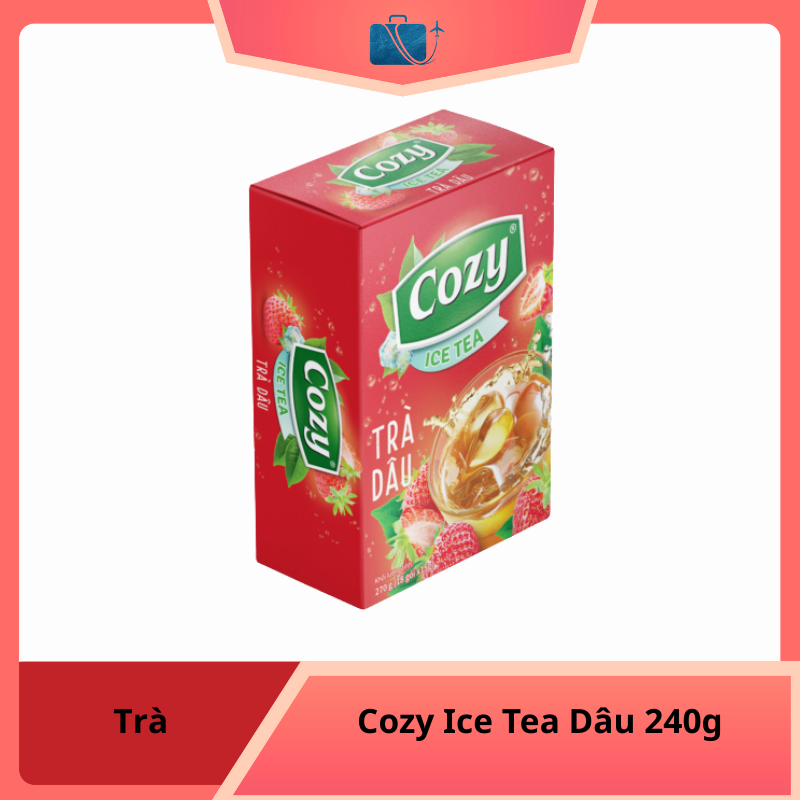 Trà Cozy Ice Tea Dâu 240g