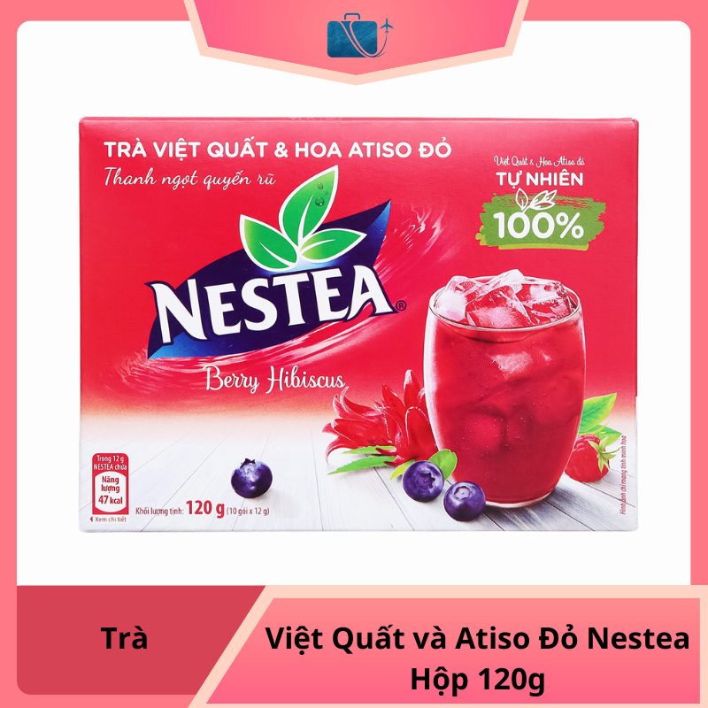 Trà Việt Quất và Atiso Đỏ Nestea Hộp 120g