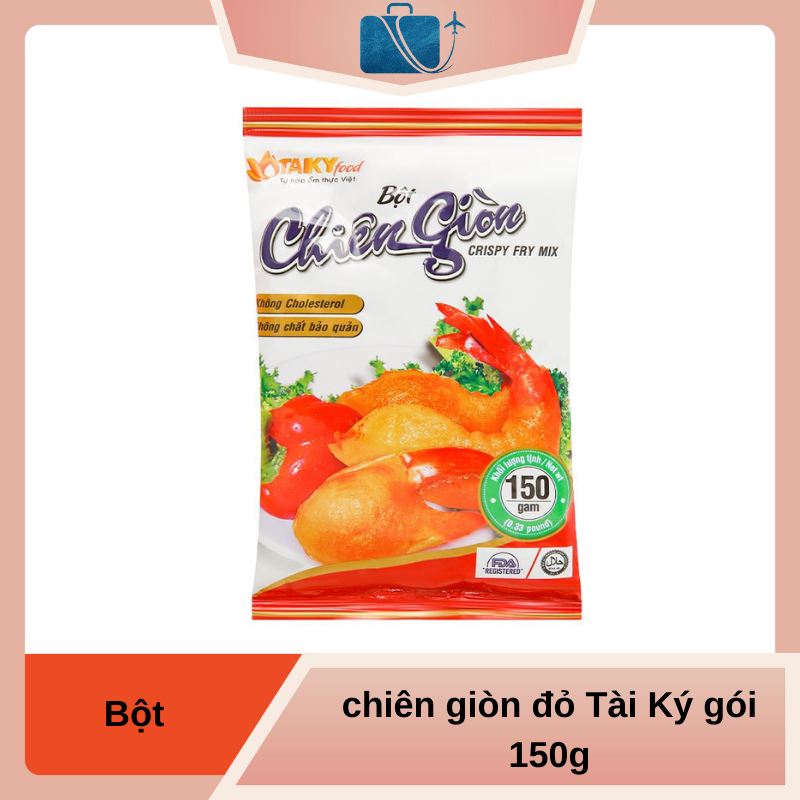 Bột Chiên Giòn Đỏ Tài Ký Gói 150g