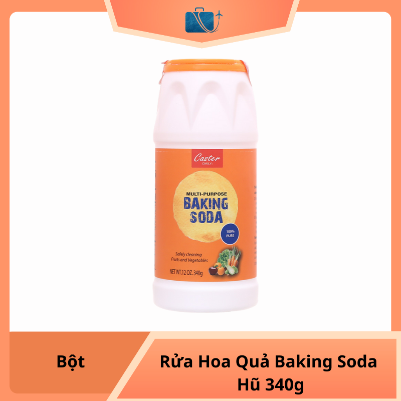 Bột Rửa Hoa Quả Baking Soda Caster Daily Hũ 340g