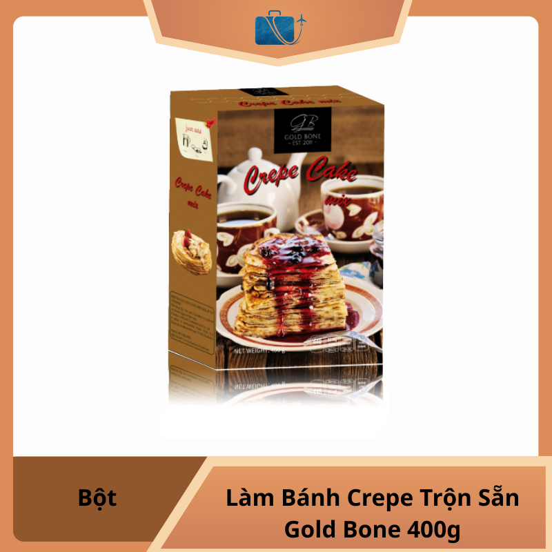 Bột Làm Bánh Crepe Trộn Sẵn Gold Bone 400g