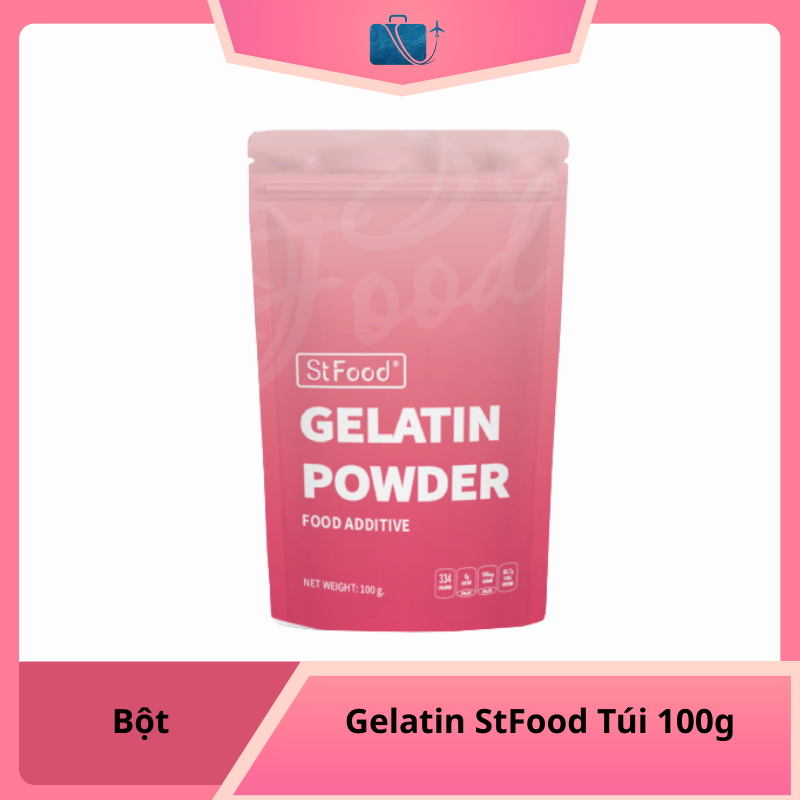 Bột Gelatin StFood Túi 100g