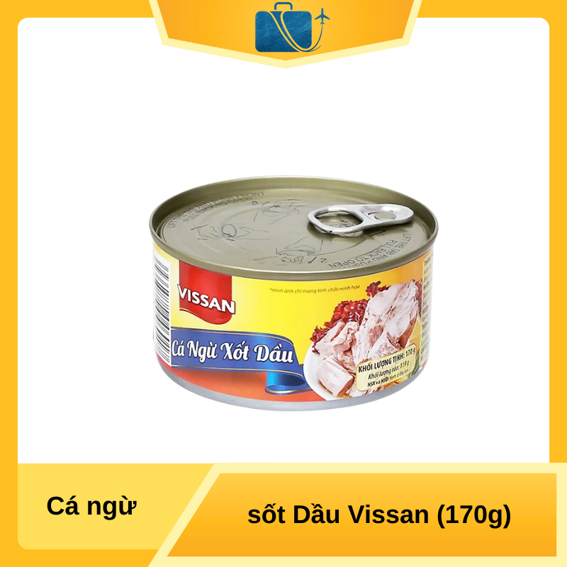 Cá Ngừ Xốt Dầu Vissan Hộp 170g