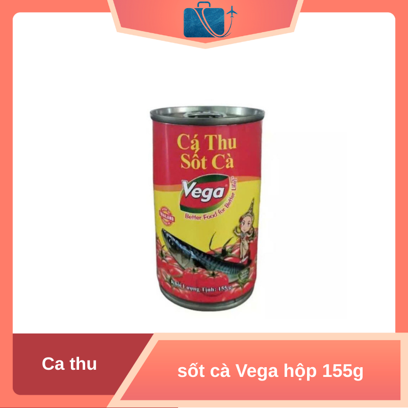 Cá Thu Sốt Cà Vega Hộp 155g