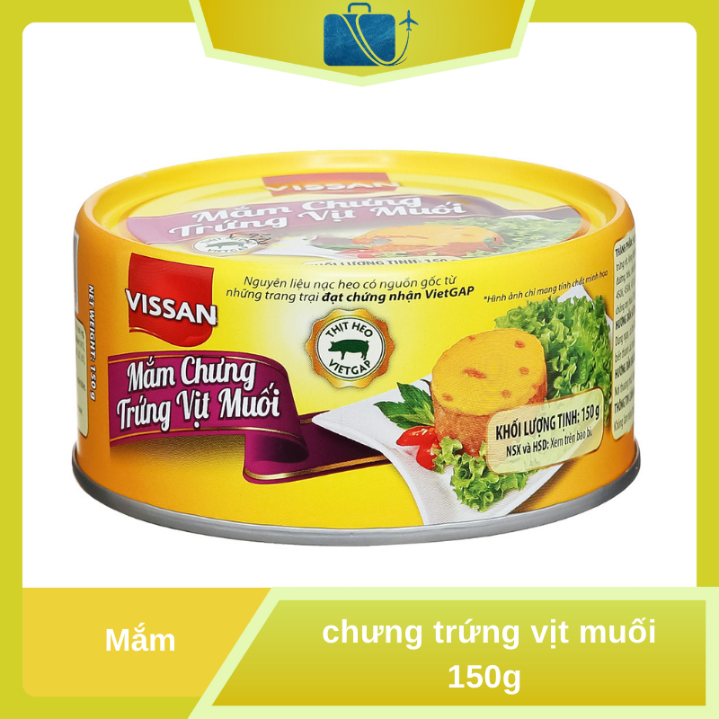 Mắm Chưng Trứng Vịt Muối Vissan 150g