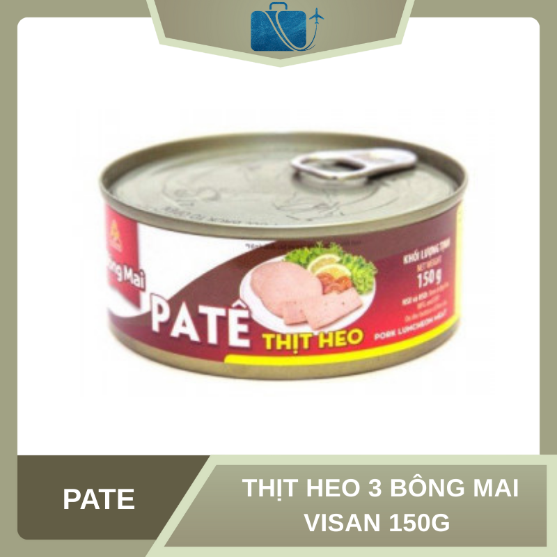 Pate Thịt Heo 3 Bông Mai Vissan 150g