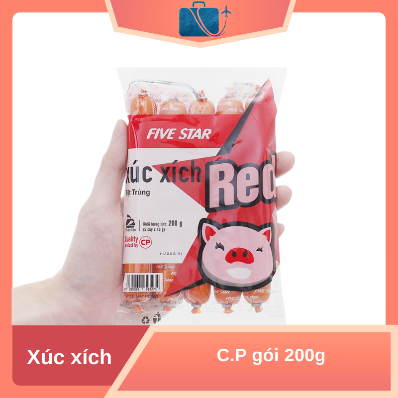 Xúc Xích Five Star Red C.P Gói 200g