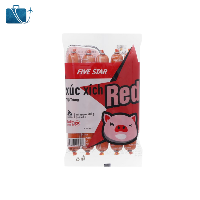 Xúc Xích Five Star Red C.P Gói 200g 2