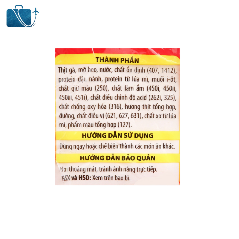 Xúc Xích Tiệt Trùng Boom Boom Vissan Gói 115g 3