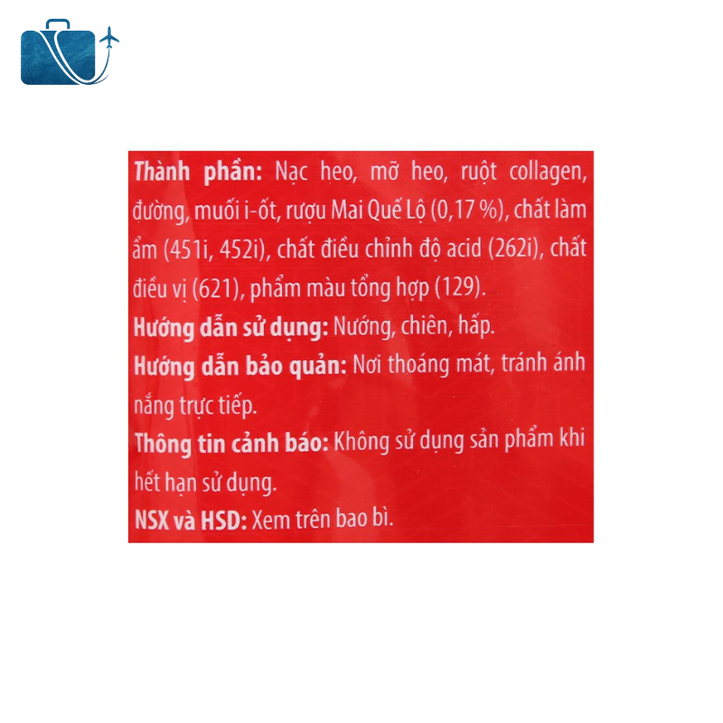 Lạp Xưởng Mai Quế Lộ Vissan Gói 200g 2