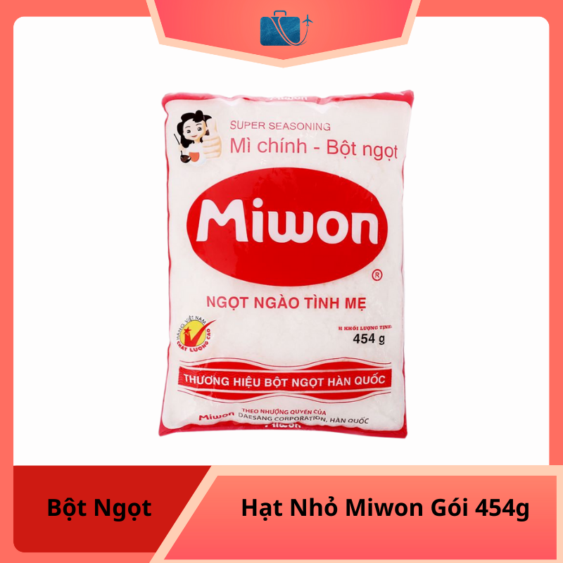 Bột Ngọt Hạt Nhỏ Miwon Gói 454g