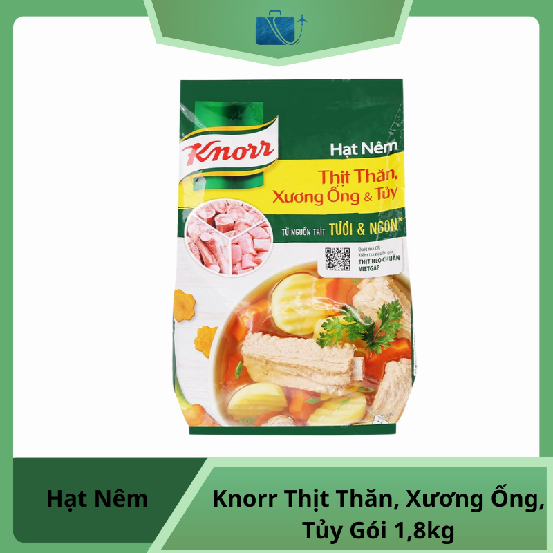 Hạt Nêm Knorr Thịt Thăn, Xương Ống, Tủy Gói 1,8kg