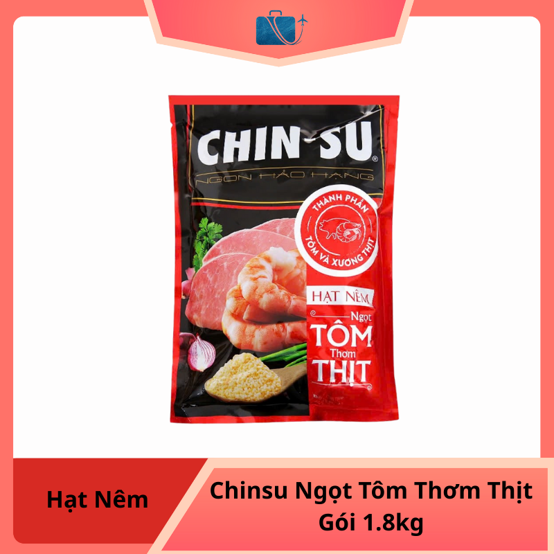 Hạt Nêm Chinsu Ngọt Tôm Thơm Thịt Gói 1.8kg