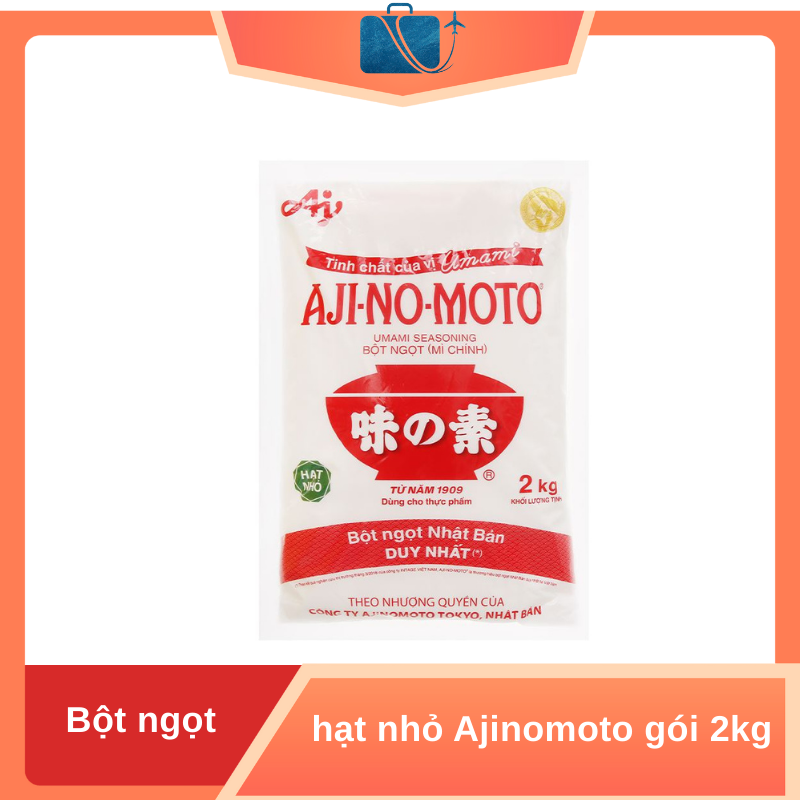 Bột Ngọt Hạt Nhỏ Ajinomoto Gói 2kg