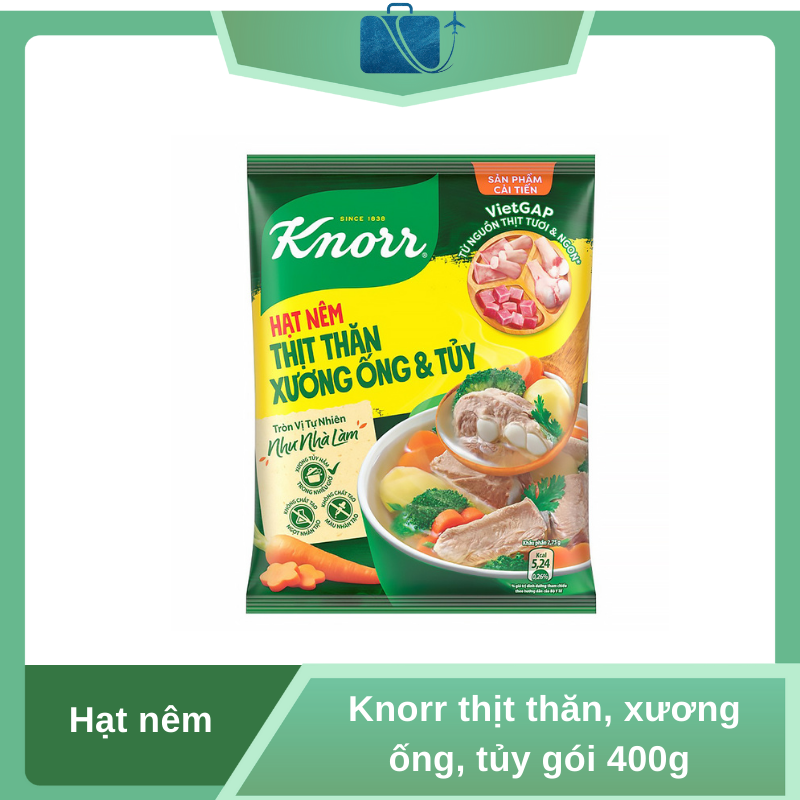 Hạt Nêm Knorr Thịt Thăn, Xương Ống, Tủy Gói 400g