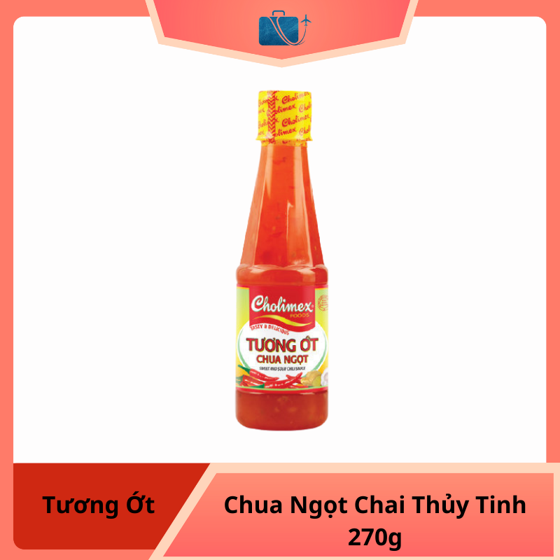 Tương Ớt Chua Ngọt Chai Thủy Tinh 270g