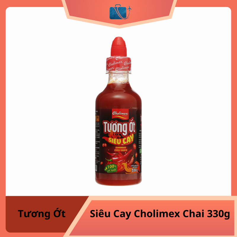 Tương Ớt Siêu Cay Cholimex Chai 330g