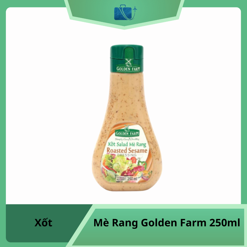 Nước Sốt Mè Rang Trộn Salad Golden Farm 250ml