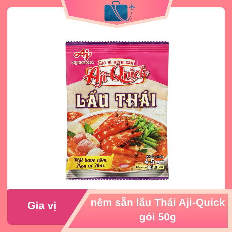 Gia Vị Nêm Sẵn Lẩu Thái Aji-Quick Gói 50g
