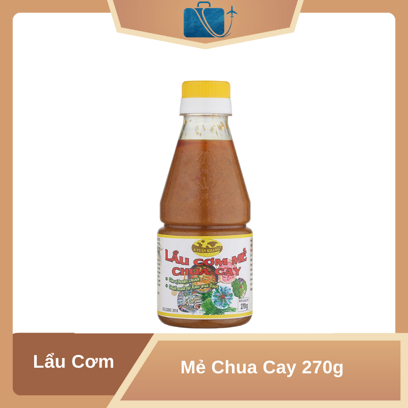 Lẩu Cơm Mẻ Chua Cay – Hương Vị Chua Thanh, Cay Nồng, 270g