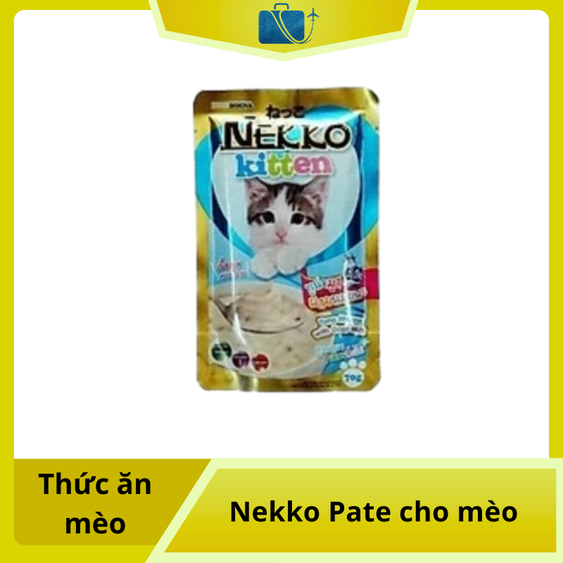 Nekko Pate Cho Mèo Con 70g – Dinh Dưỡng Toàn Diện Cho Boss Nhỏ