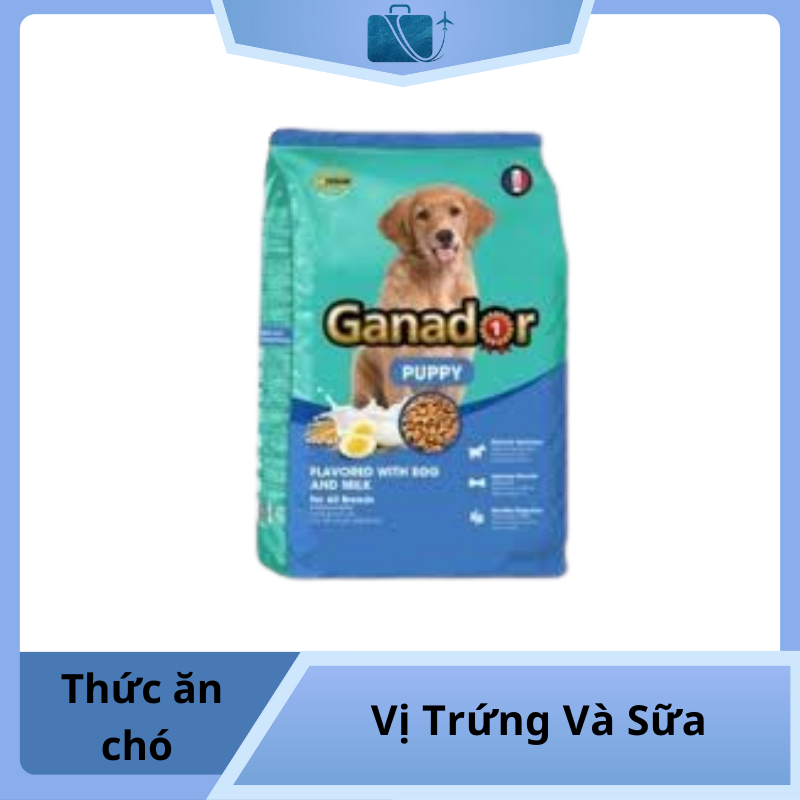 Thức Ăn Hạt Cho Chó Con Ganador Puppy Vị Trứng Và Sữa 400g – Dinh Dưỡng Tăng Trưởng Toàn Diện
