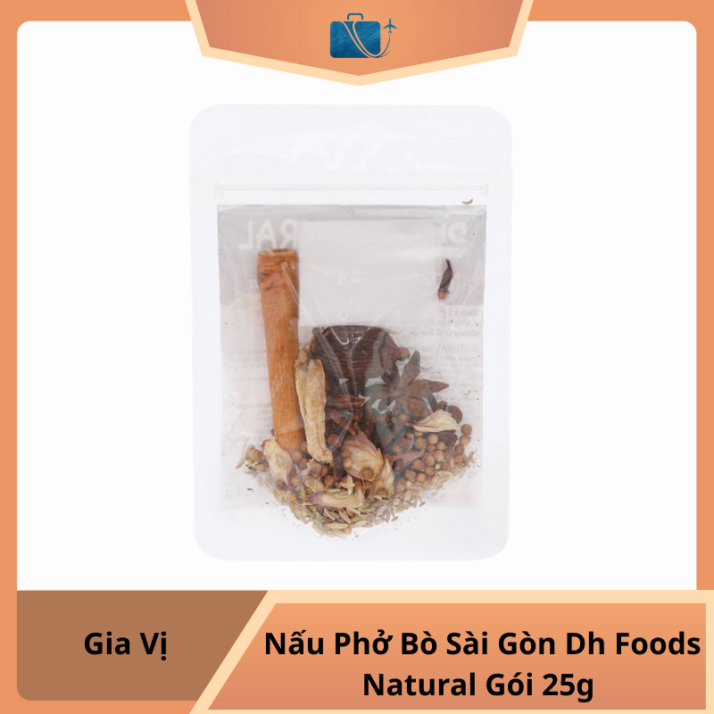 Gia Vị Nấu Phở Bò Sài Gòn Dh Foods Natural Gói 25g