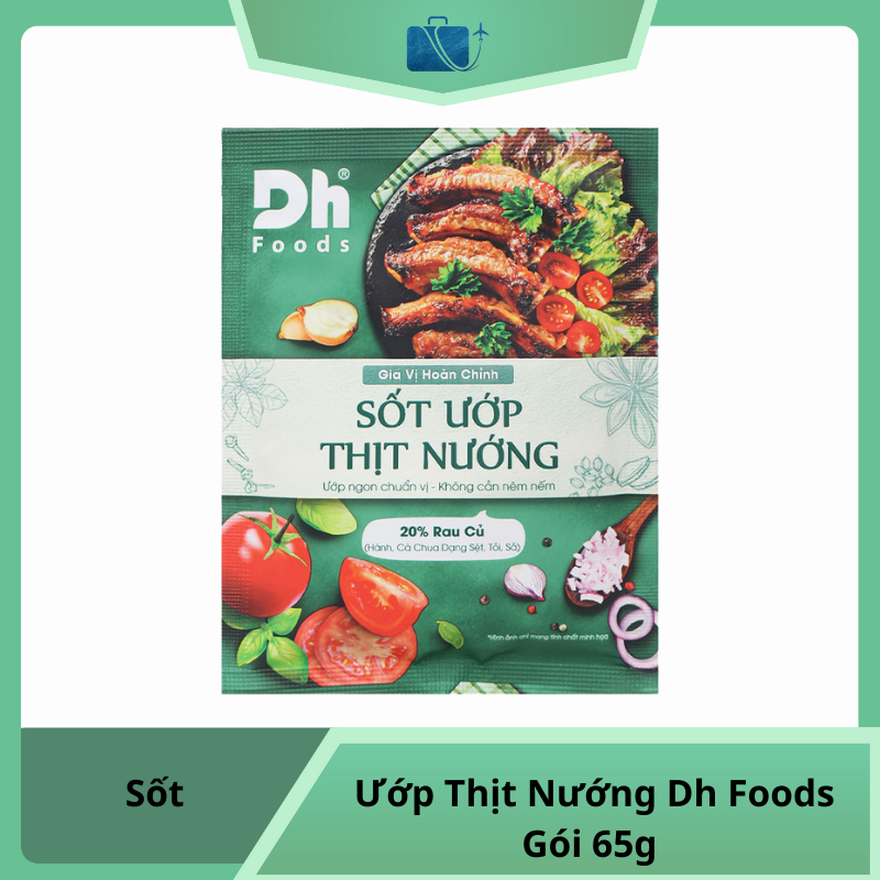 Sốt Ướp Thịt Nướng Dh Foods Gói 65g