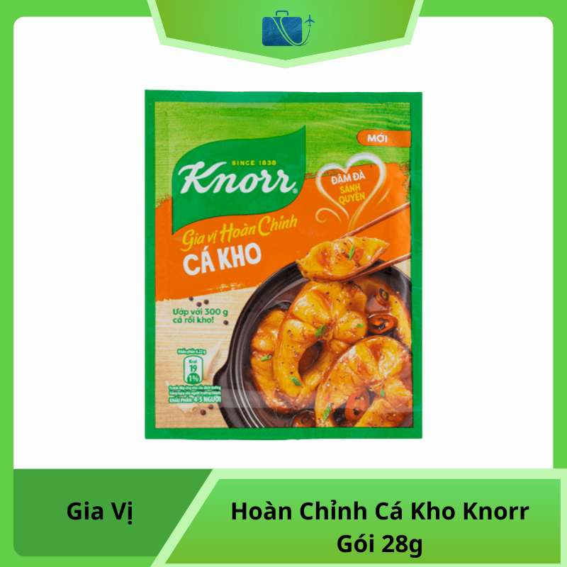 Gia Vị Hoàn Chỉnh Cá Kho Knorr Gói 28g