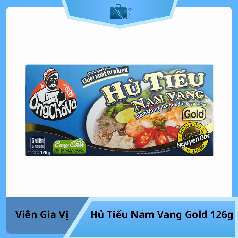 Viên Gia Vị Hủ Tiếu Nam Vang Ông Chà Và Gold 126g