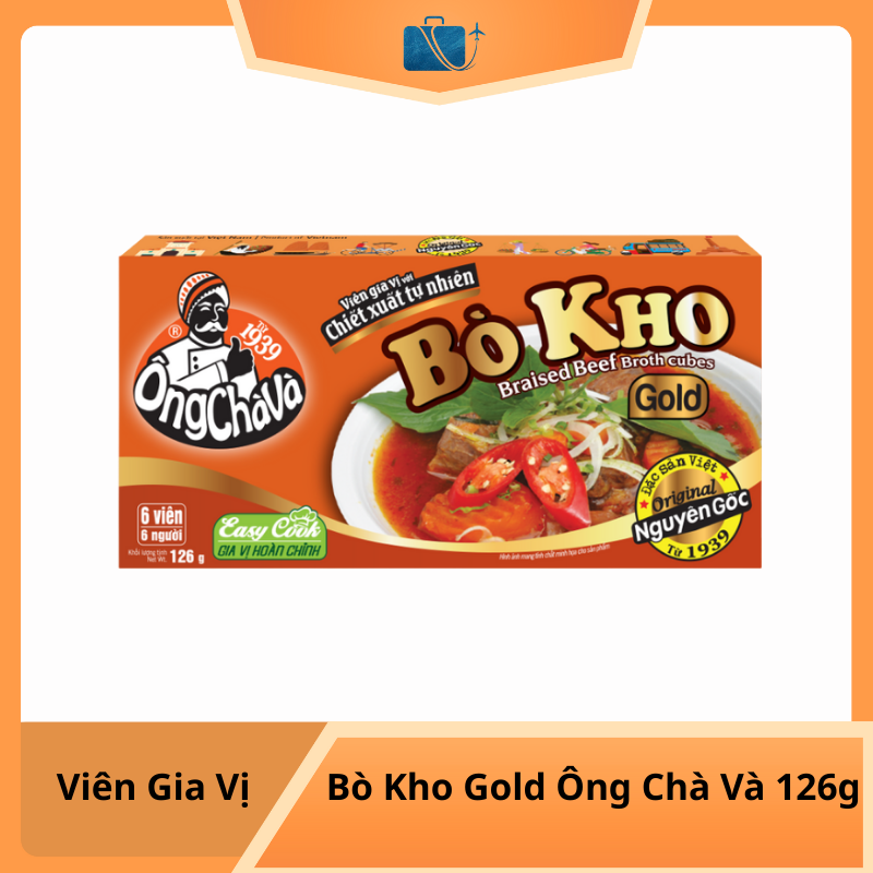 Viên Gia Vị Bò Kho Gold Ông Chà Và 126g