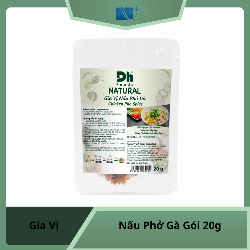 Gia Vị Nấu Phở Gà Gói 20g