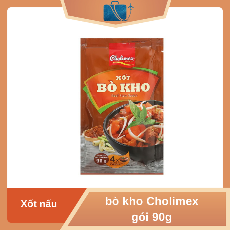 Xốt Nấu Bò Kho Cholimex 90g