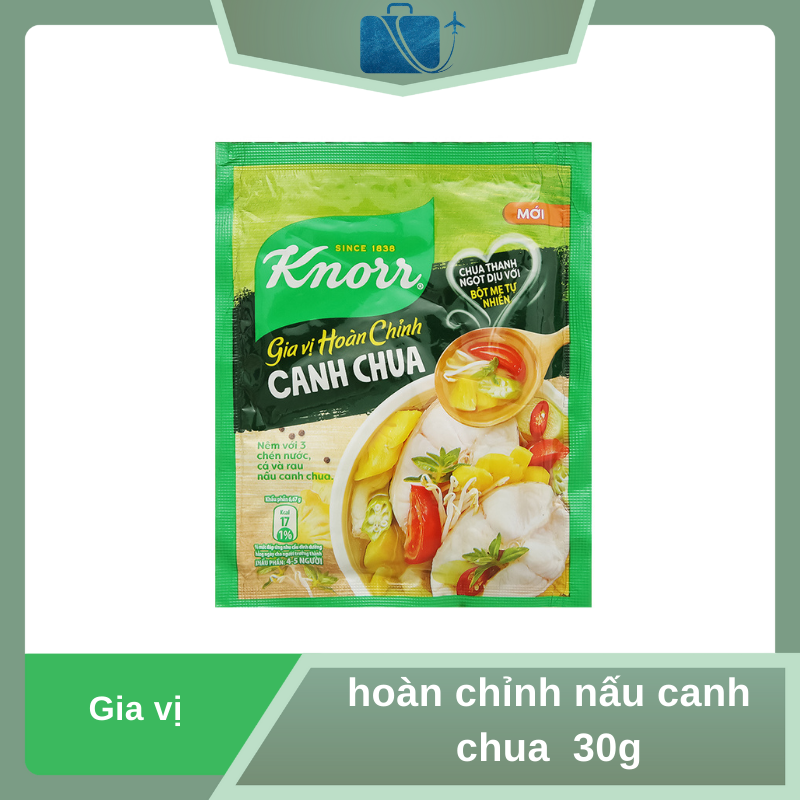 Gia Vị Hoàn Chỉnh Nấu Canh Chua Knorr 30g