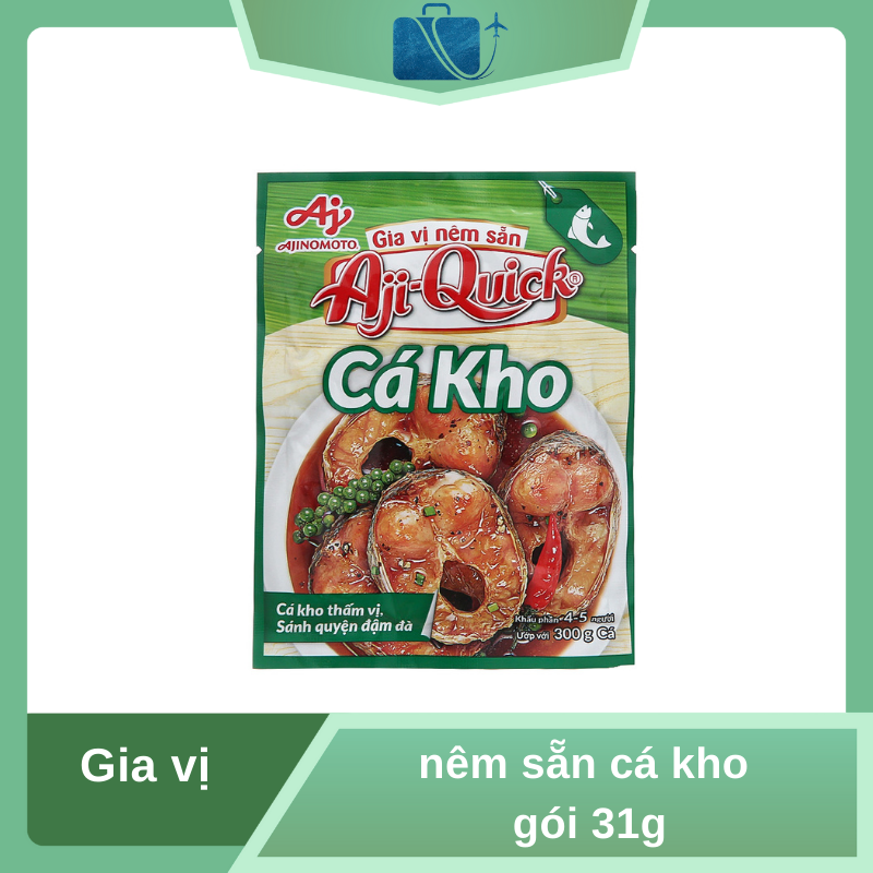 Gia Vị Nêm Sẵn Cá Kho Aji-Quick 31g