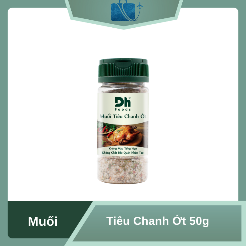 Muối Tiêu Chanh Ớt Gia Vị Chấm Đậm Đà 50g