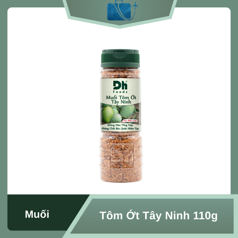 Muối Tôm Ớt Tây Ninh Đặc Sản Chấm Cay Nồng Chuẩn Vị 110g