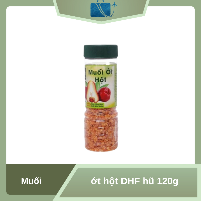 Muối Ớt Hột DHF Hũ 120g