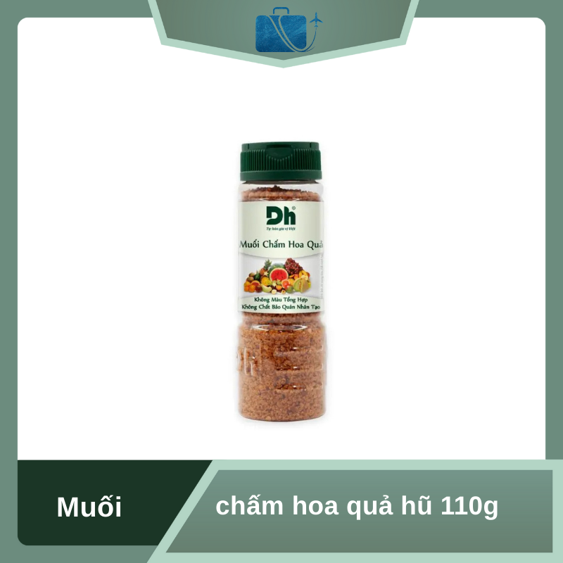 Muối Chấm Hoa Quả DH Foods Hũ 110g
