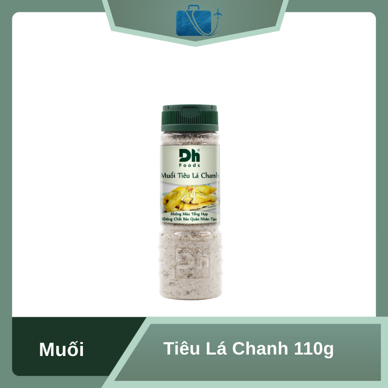 Muối Tiêu Lá Chanh 110g  Gia Vị Tự Nhiên, Thơm Ngon Đậm Đà