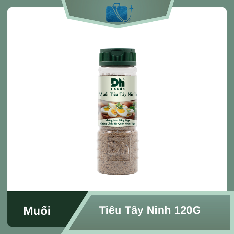 Muối Tiêu Tây Ninh 120g  Gia Vị Truyền Thống Đậm Đà