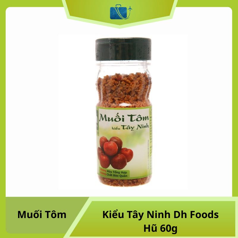 Muối Tôm Kiểu Tây Ninh Dh Foods Hũ 60g