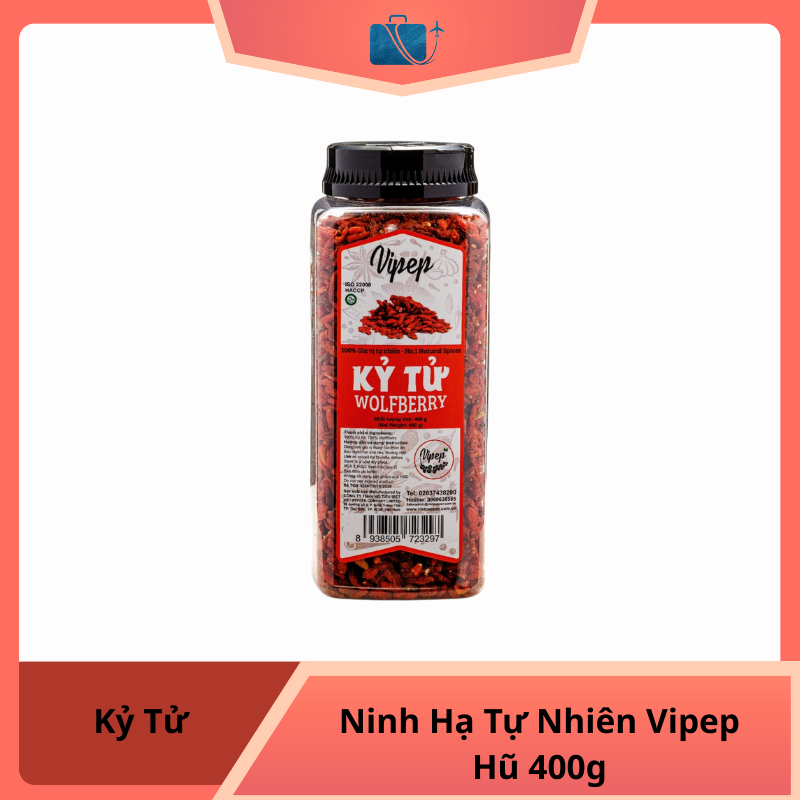 Kỷ Tử Ninh Hạ Tự Nhiên Vipep Hũ Nhựa 400g