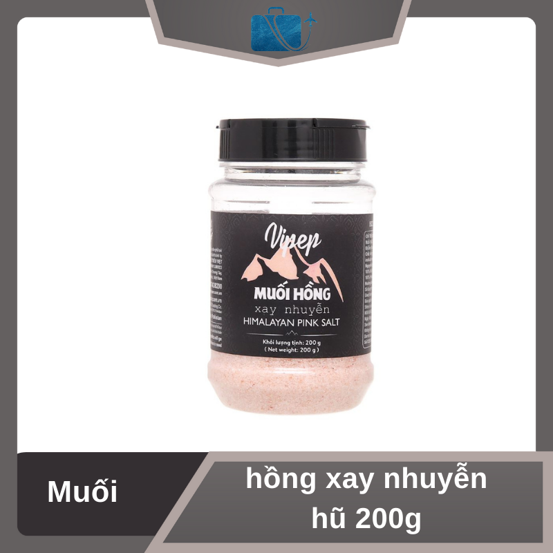Muối Hồng Xay Nhuyễn Vipep Hũ 200g