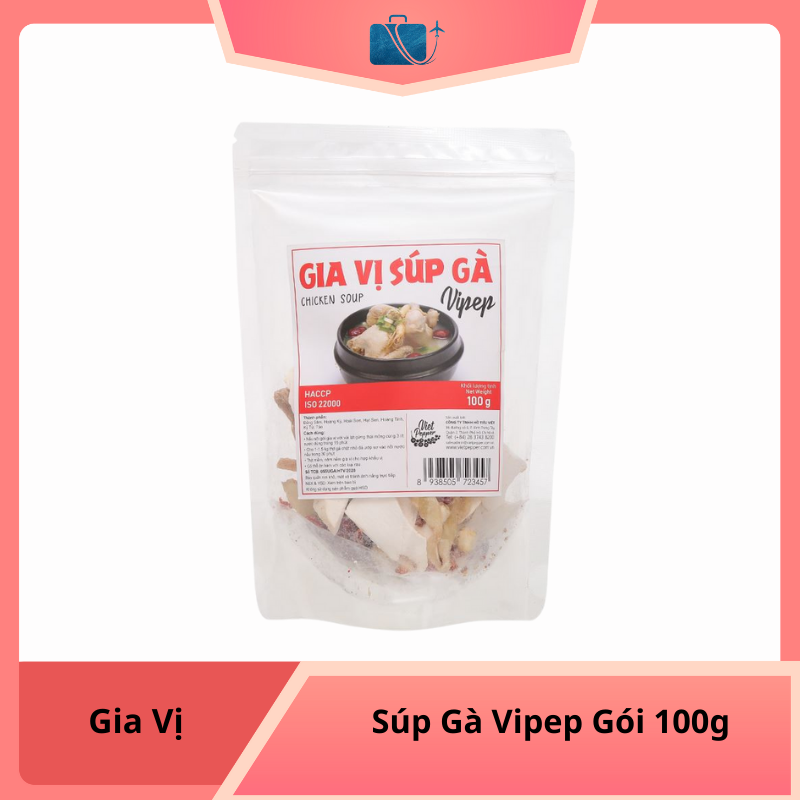 Gia Vị Súp Gà Vipep Gói 100g