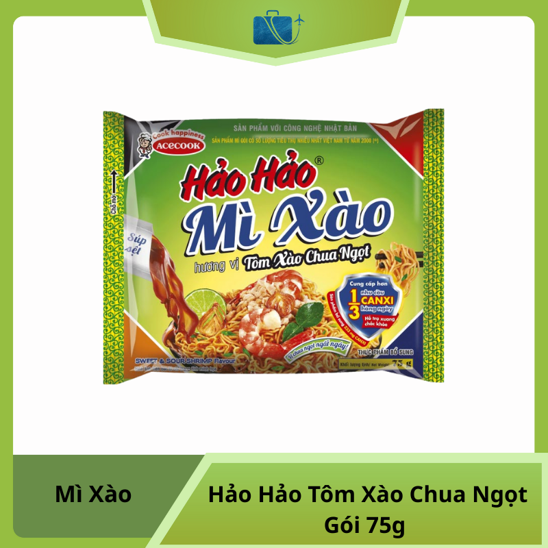 Mì Xào Hảo Hảo Tôm Xào Chua Ngọt Gói 75g