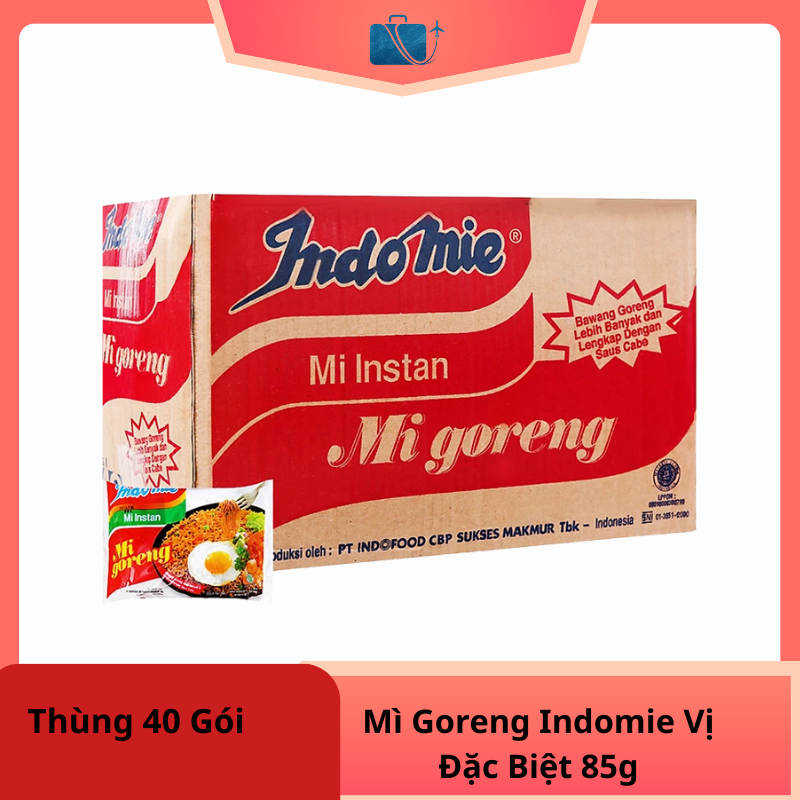 Thùng 40 Gói Mì Goreng Vị Đặc Biệt Indomie 85g